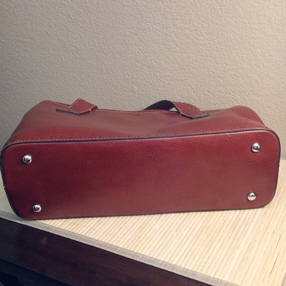 Fossil Rich Brown Leather Shoulder Bag - Picture 16 of 16